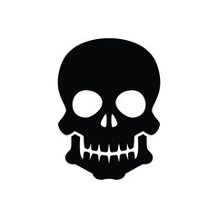 Human skull vector