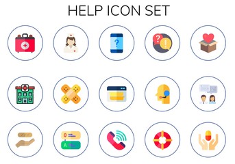 Poster - help icon set