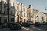 Fototapeta Miasto - classical architecture of the city in the autumn