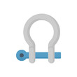 shackle steel icon