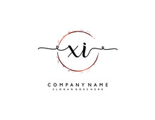 Letter XI IX Minimalist Feminine Handwriting Logo. Vector Design Of Wedding Invitation Badges, Fashion, Beauty,