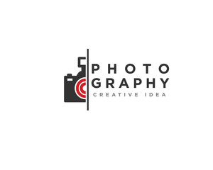 Wall Mural - Photography Camera Logo Icon Design Vector