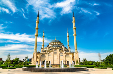 Sticker - The Heart of Chechnya Mosque in Grozny, Russia