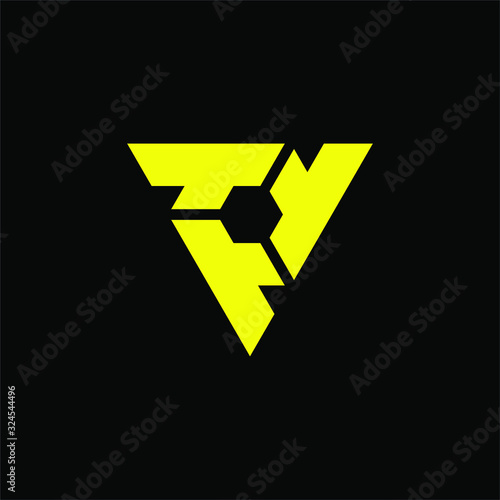 Initial letter triple T logo template with triangle infinity ...
