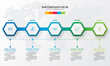 © GfxPapercut - Timeline infographic template,Business concept with 5 options,Vector illustration.