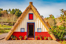 Traditional Cottage In Santana, Madeira, Portugal