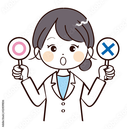 女性 医者 正解 不正解stock Illustration Adobe Stock 女性 医者 正解 不正解stock Illustration Adobe Stock
