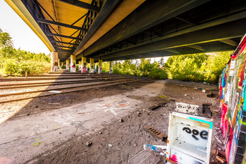 Wall Mural - Lost Place Güterbahnhof