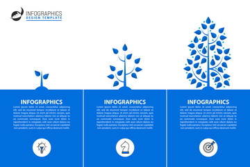 Infographic design template. Creative concept with 3 steps