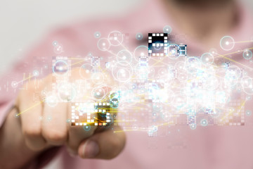 Touch screen technology. Future modern touch screen technology