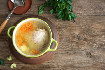 Wall Mural - Chicken Broth