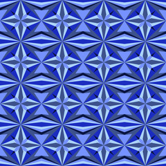Aufkleber - Modern psychedelic seamless pattern in blue shades, great design for any purposes. Modern geometric vector illustration. Seamless pattern tile. Abstract graphic texture. Blue abstract background.