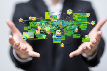 using cloud technology to send and receive files.