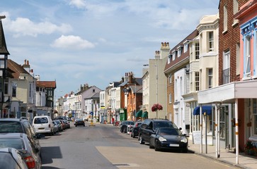 Sreet in Folkstone, Kent, England