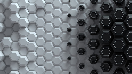 Wall Mural - abstract bright creative background. modern clean minimalistic design. hexagonal geometric structure