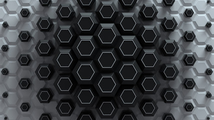 Wall Mural - abstract bright creative background. modern clean minimalistic design. hexagonal geometric structure