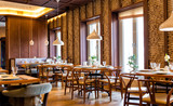 Fototapeta  - Interior of the Chinese restaurant