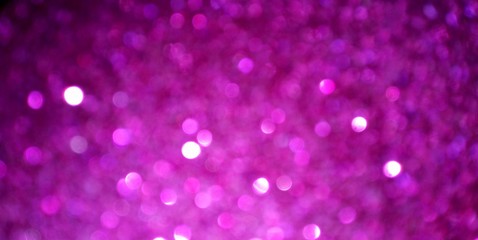 Sparkling romantic holiday bokeh lights.