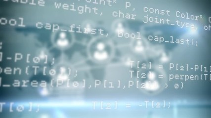 Wall Mural - technology and data processing