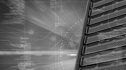 Wall Mural - global technology and data processing