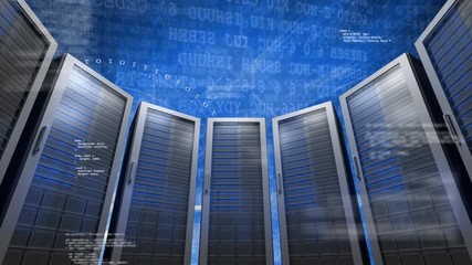 Wall Mural - global technology and data processing