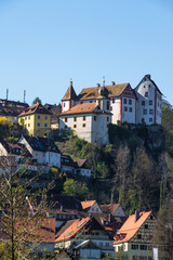 Wall Mural - Die Burg Egloffstein/Deutschland in der Fränkischen Schweiz