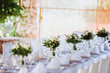 © Alvin Harambašić - Restaurant Decorated with Flowers for the wedding dinner