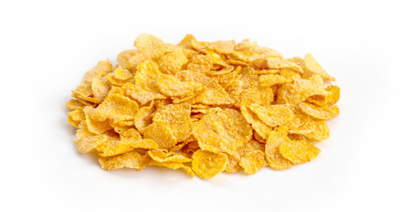 Wall Mural - Cornflakes isolated on white