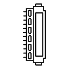 Poster - Toner cartridge icon. Outline toner cartridge vector icon for web design isolated on white background