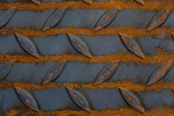 background of a metal plate with an interesting rusty pattern