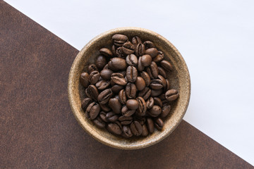 Wall Mural - Coffee Beans in a Bowl