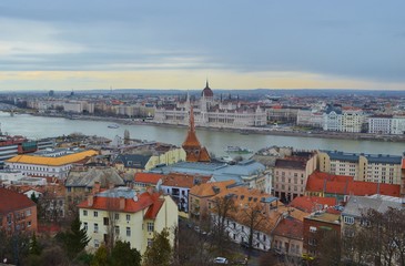 panorama of Budapest 