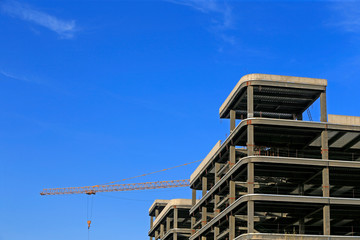 Poster - Construction site, building is under construction