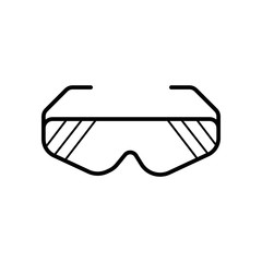 glasses icon Vector Illustration photo