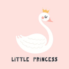 Cute Swan Illustration