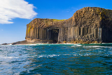 Fingal's Cave At Staffa Island At The Scottish Coast