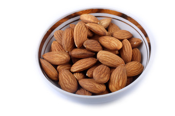 Sticker - Almond isolated on white background