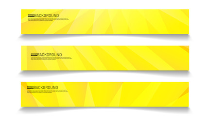 Modern web banner background. abstract vector template design