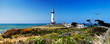 Pigeon Point Lighthouse panorama, California, USA