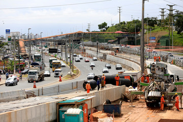 construction of line 2 of the salvador metro