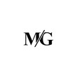 MG M G logo design template elements