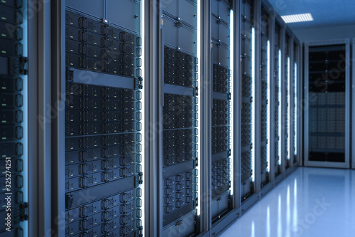 Fotografía server room or data center