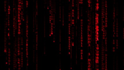  Cyberspace with green digital falling lines, abstract background, binary chain. Crypto space.Digital binary data, streaming code background. Matrix background. Programming / Coding / Hacker concept. 