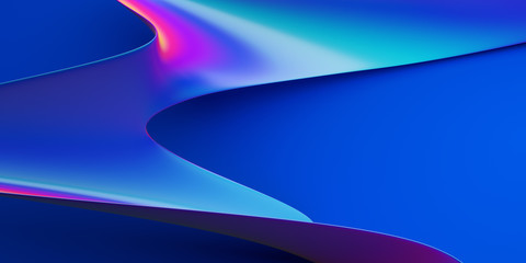 Abstract 3d rendered illustration, modern background design