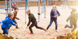 © JackF - Children playing tag on playground