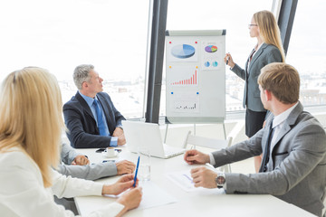 Wall Mural - Businesswoman giving presentation