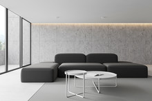 Minimalistic Living Room Interior With Sofa