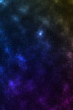 Fototapeta Kosmos - Abstract Space background with nebula and stars, night sky and milky way.