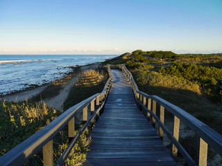  Wooden walkway on the beach - Garden Route, South Africa
