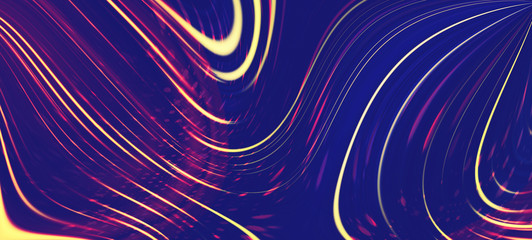 Wall Mural - abstract geometric modern technology background